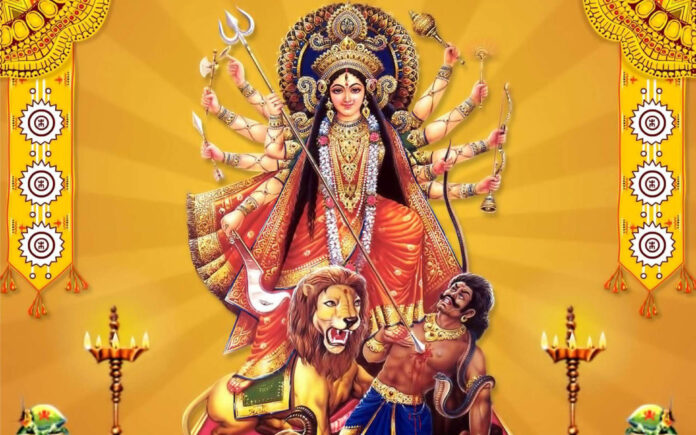Maa-Durga-Devi-Lord-God-WallpapersByte-com-3840x2400 Devya Aparadh Kshamapan Stotra