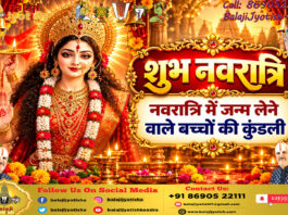 नवरात्रि में जन्म लेने वाले बच्चों की कुंडली।। Fate of Children Born During Navratri